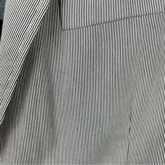 J.Crew Two-Button Blue White Striped Blazer Sports Jacket - Picture 5 of 12